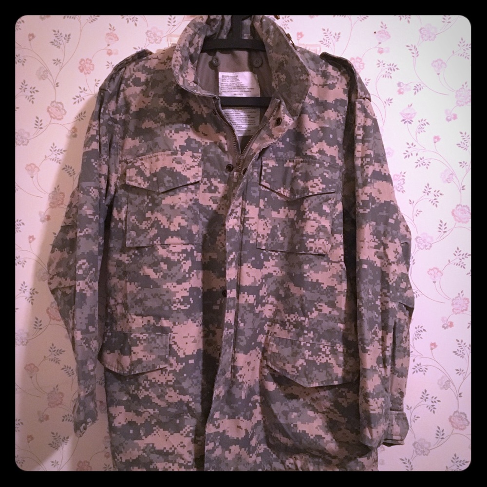 Army Navy Field Coat M 65 Digital Camouflage MED